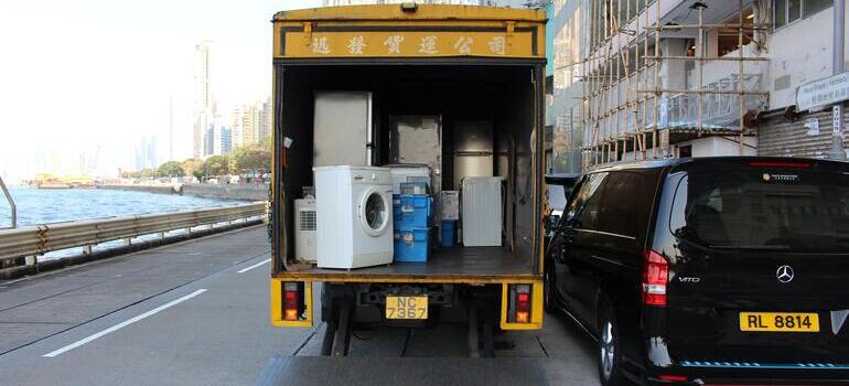 open moving truck